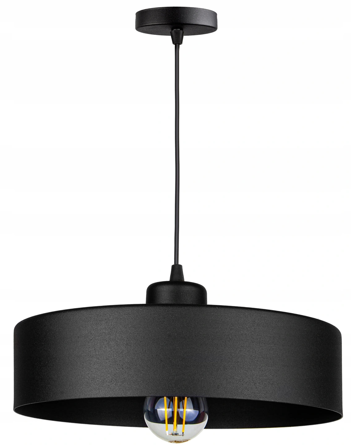 Hängende Deckenleuchte Pendelleuchte Schwarz Industrie E27 -2083-