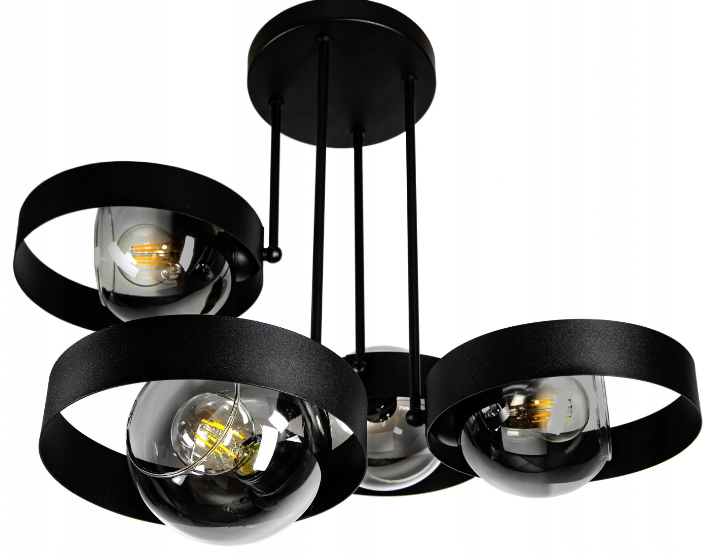 Deckenlampe Schwarz Loft Industrial E27 230V