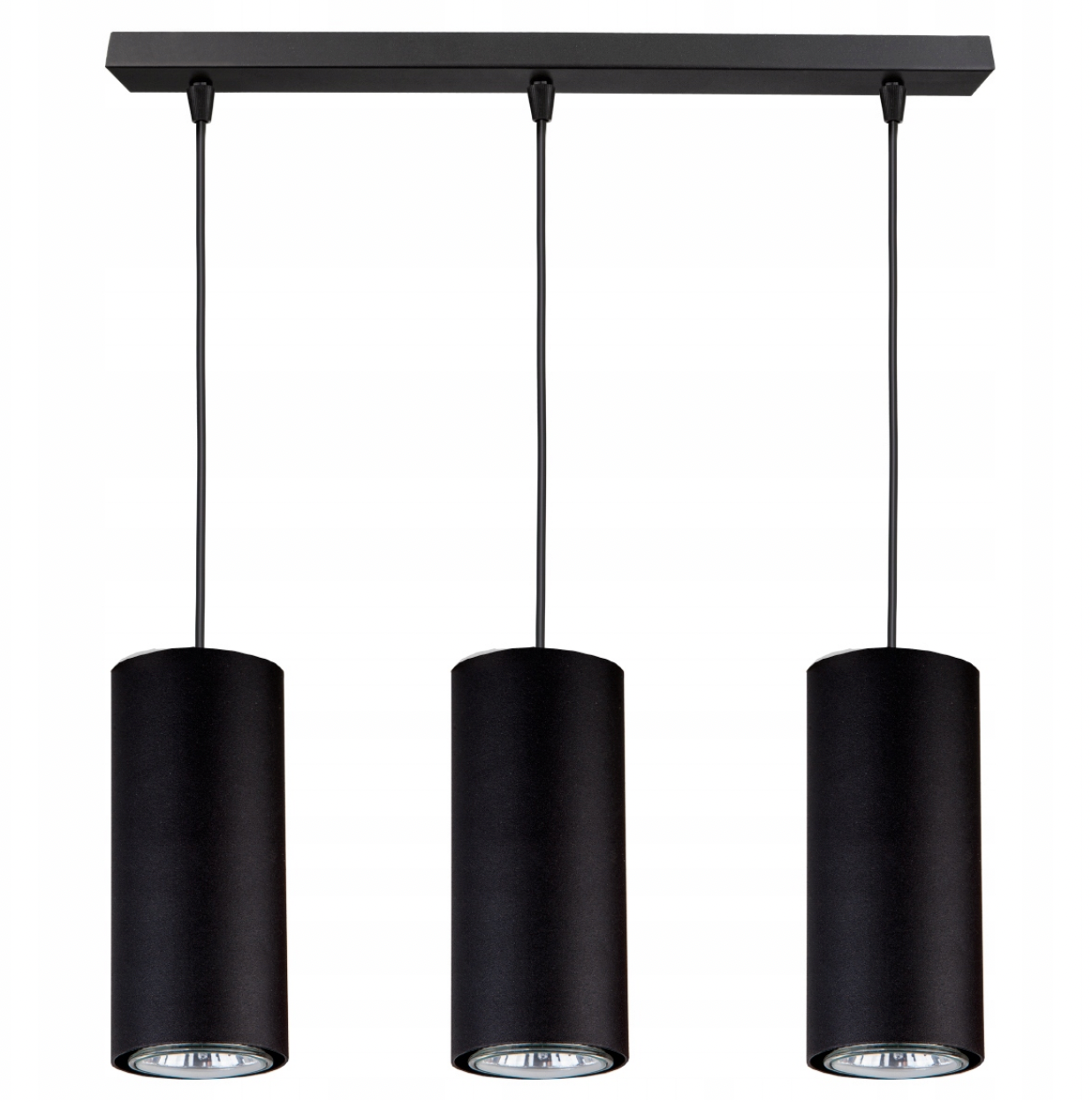 Pendelleuchte Schwarz 3-Flammig