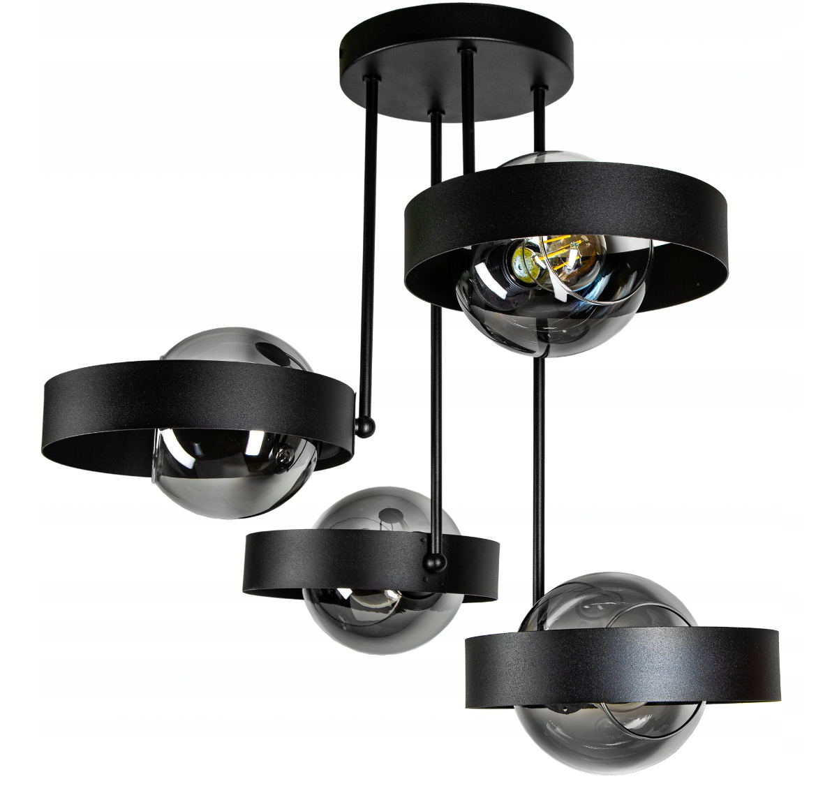 Deckenlampe Schwarz Loft Industrial E27 230V