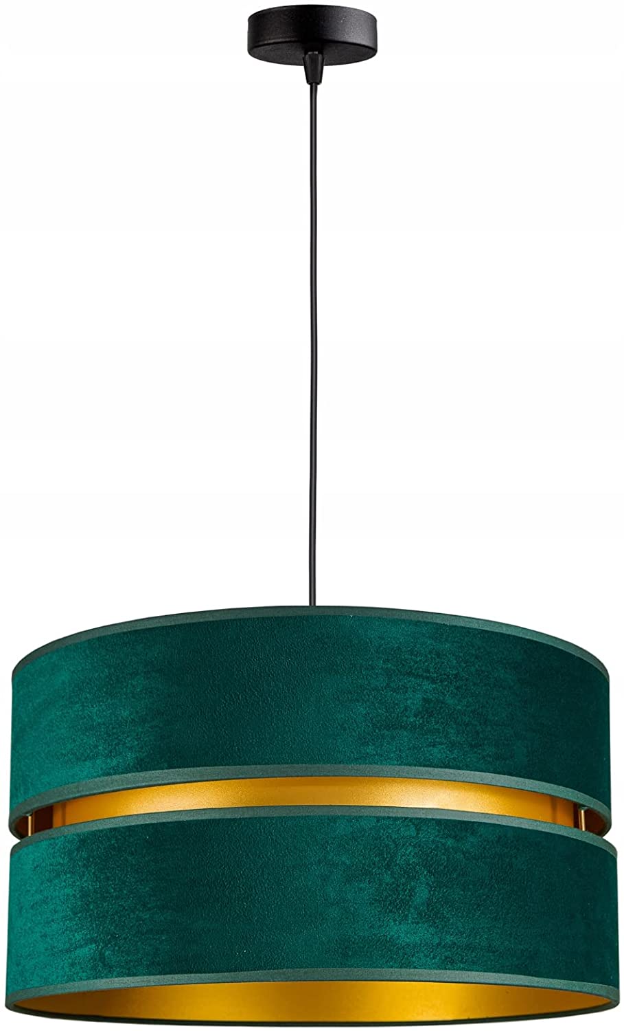 Pendelleuchte Grün-Gold