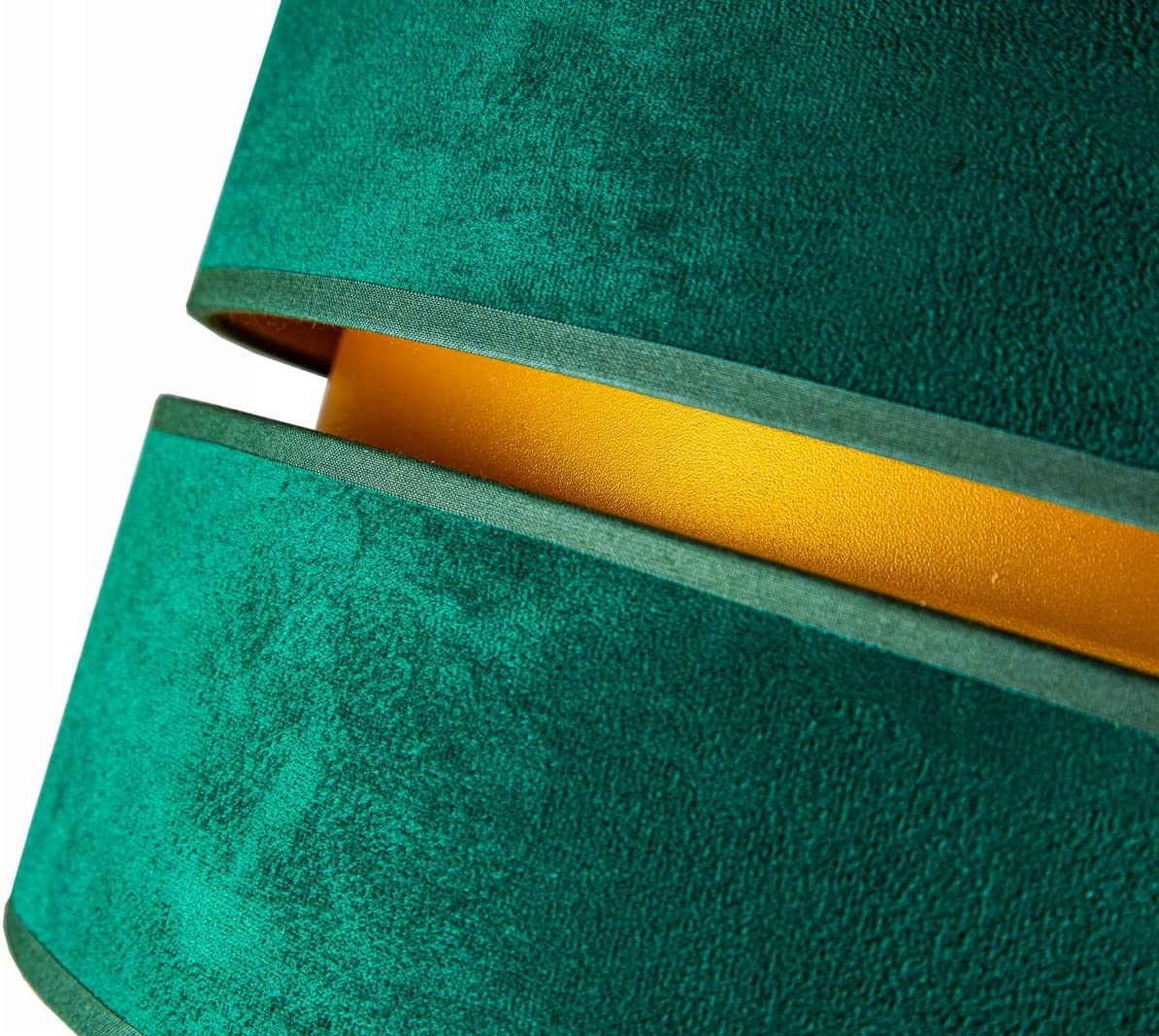 Pendelleuchte Grün-Gold