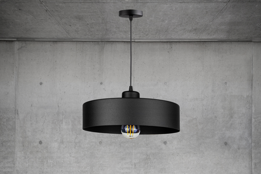 Hängende Deckenleuchte Pendelleuchte Schwarz Industrie E27 -2083-