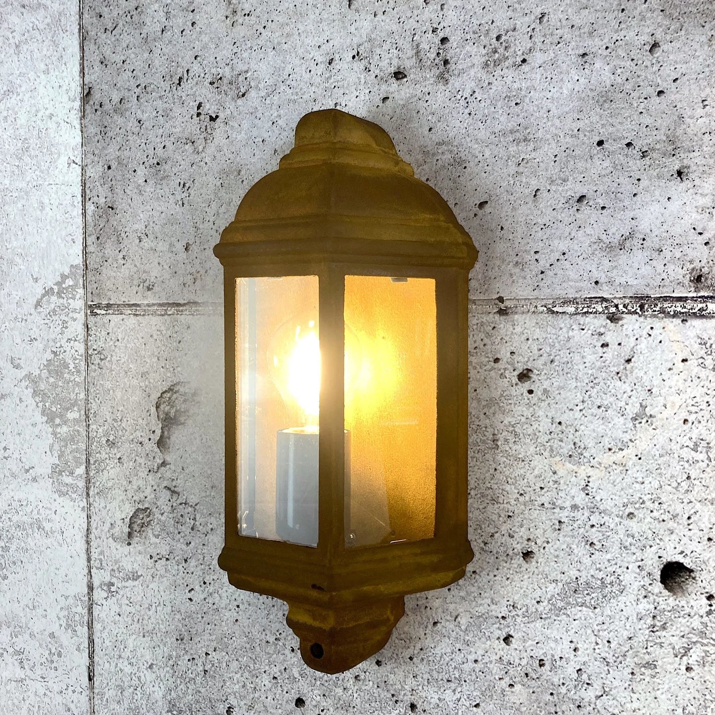 Gartenfassung Rost Edelrost Rostlampe E27 230V