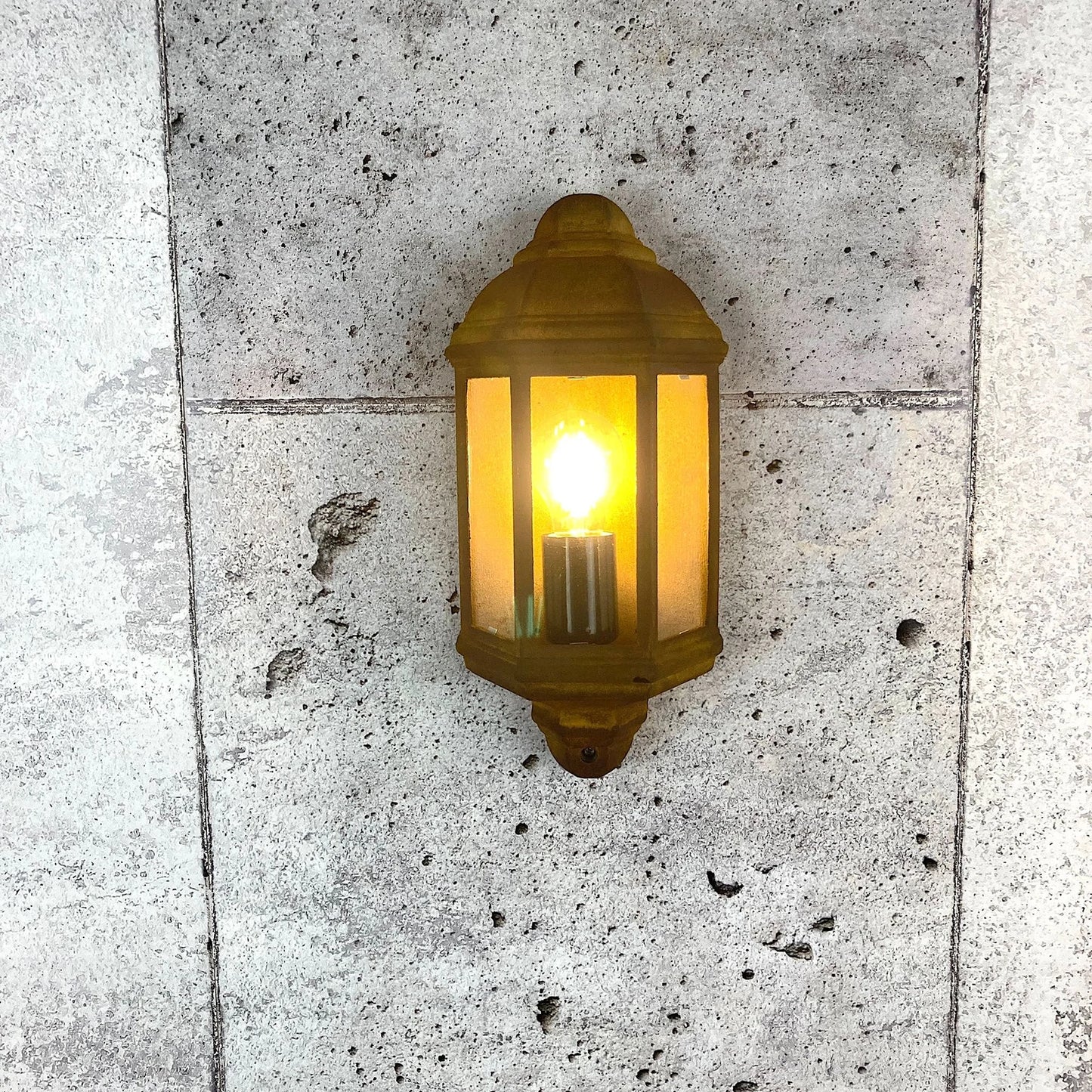 Gartenfassung Rost Edelrost Rostlampe E27 230V