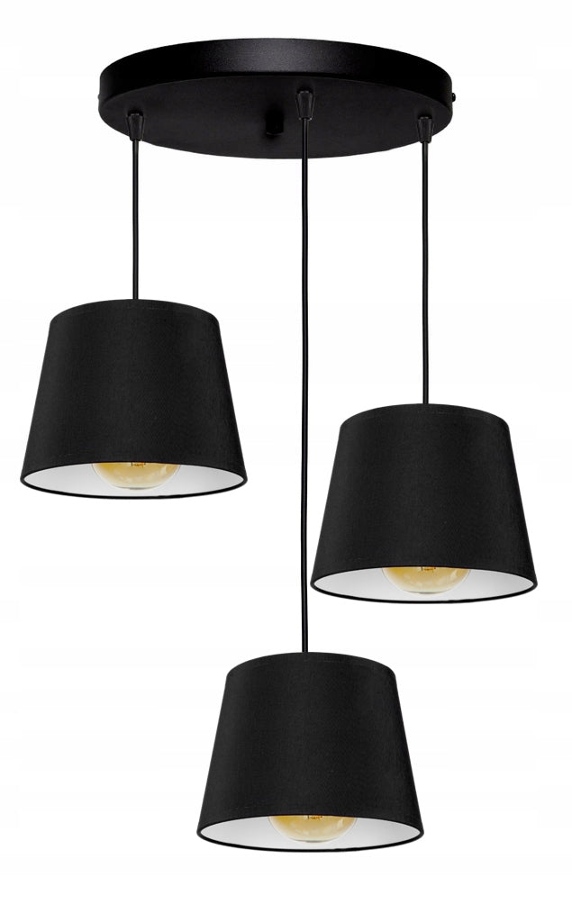 Kopie von Kopie von Moderne Pendelleuchte mit Zwei Schirmen - Elegantes Doppellicht für Jedes Interieur - Schwarz - Grau - Weiß - Pendellampe Lampe Deckenlampe