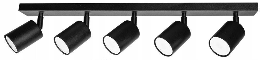 Minimalistische Schwarz Loft-Deckenleuchte mit flexiblem Spot-Design Deckenlampe